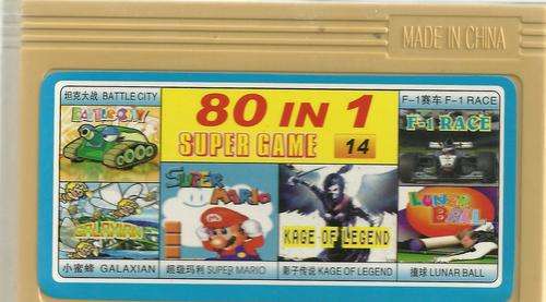 **New** 8bit TV Game Cartridge - 80 in 1