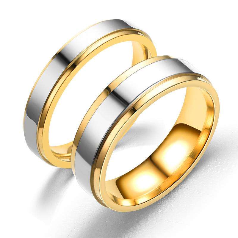Latest Trend - Tungsten Steel, Gold Plated Ring, Sizes 3.25 to 9.75,  Lowest Price !