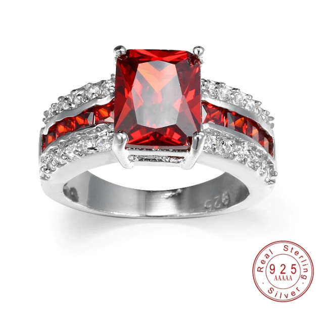 **Brand New** Solid 925 Sterling Silver, AAA Red Apatite ~ CraZe R1 Auction !