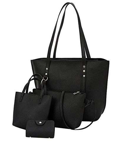 **New** 4 Pc Ladies Stylish Hand Bag Set - Various Colours - CraZe Auction !