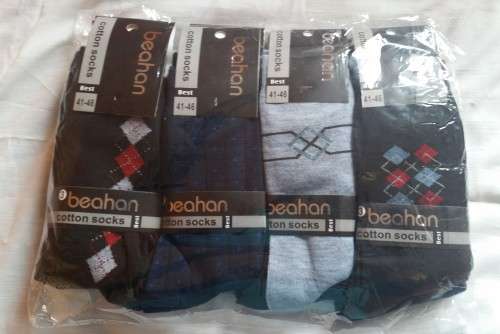12 Pairs Top Quality Casual/Business Cotton Socks - Various Colours - CraZe R1 Auction !