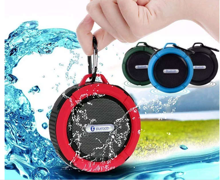 **New**Waterproof Bluetooth Mini Speaker | Rechargeable | 3D Stereo | Support SD Card and Calls