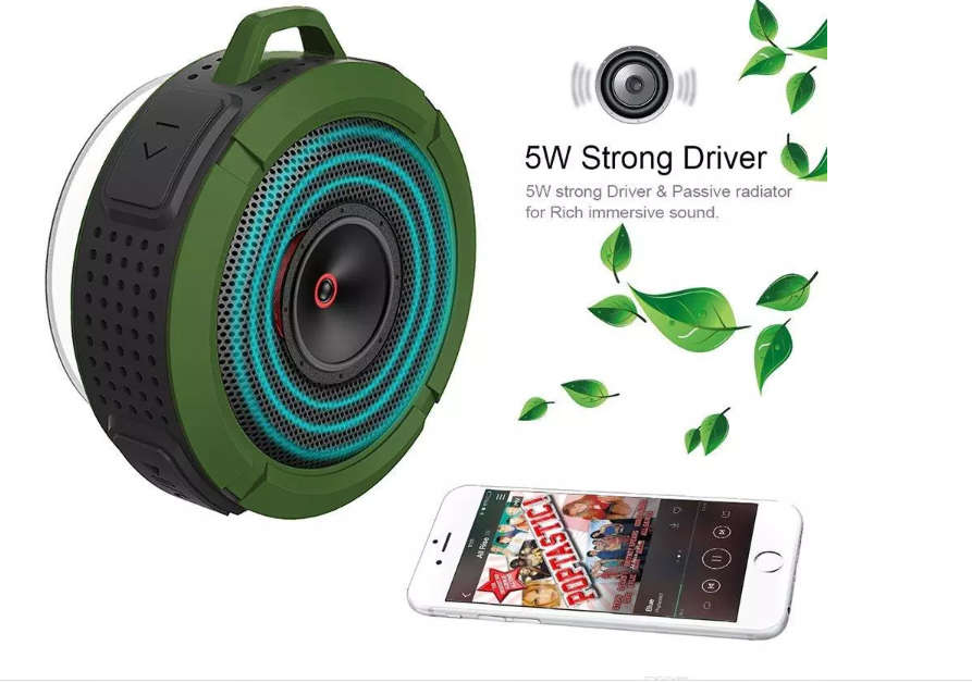 **New**Waterproof Bluetooth Mini Speaker | Rechargeable | 3D Stereo | Support SD Card and Calls