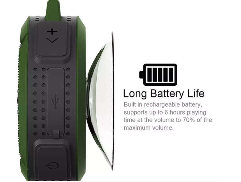 **New**Waterproof Bluetooth Mini Speaker | Rechargeable | 3D Stereo | Support SD Card and Calls