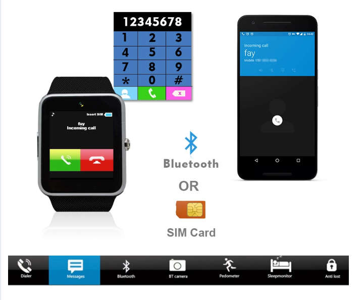 **Brand New** GT08 Smartwatch | Sim Slot | SD Card Slot | Bluetooth | Camera ~ CraZe R1 Auction !