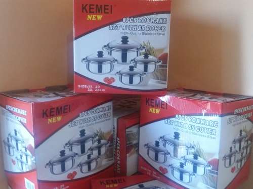 **New** 8Pc Casserole Pot Set | Quality Stainless Steel | CraZe Auction !