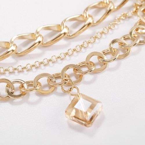 **New** Stylish and Trendy Bracelet, Alloy Plated and Crystal Pendant - CrAze Auction !