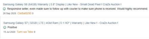 Samsung Galaxy S8 (64GB) Warranty |  Like New - Small Dead Pixel ! , This weekend only !