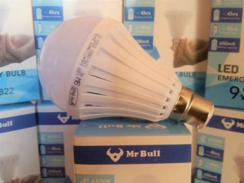 Load Shedding Globe ~ Stays On When the Lights Go Off | 9W LED | 4 Hours Work Time - Craze Auction !