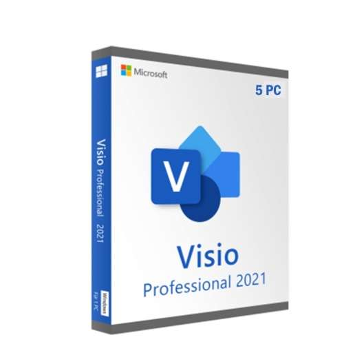 Microsoft Visio Professional 2021 | 5Pc | ~ Key and Download ! CrAZe Auction !