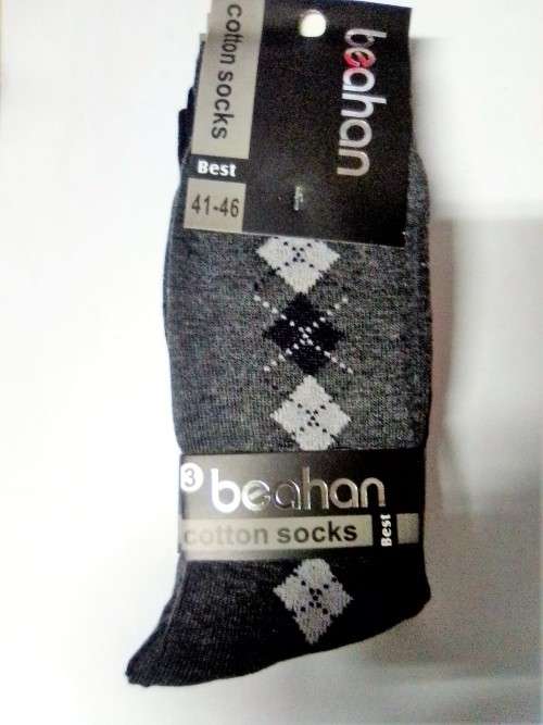 3 Pairs Top Quality Casual/Business Cotton Socks - Various Colours - CrAzE Auction !