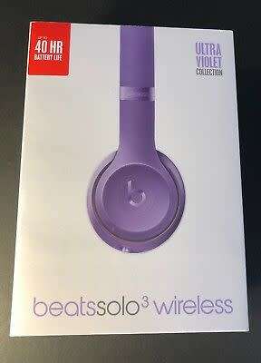 Beats Solo3 Wireless Earphones - Ultra Violet