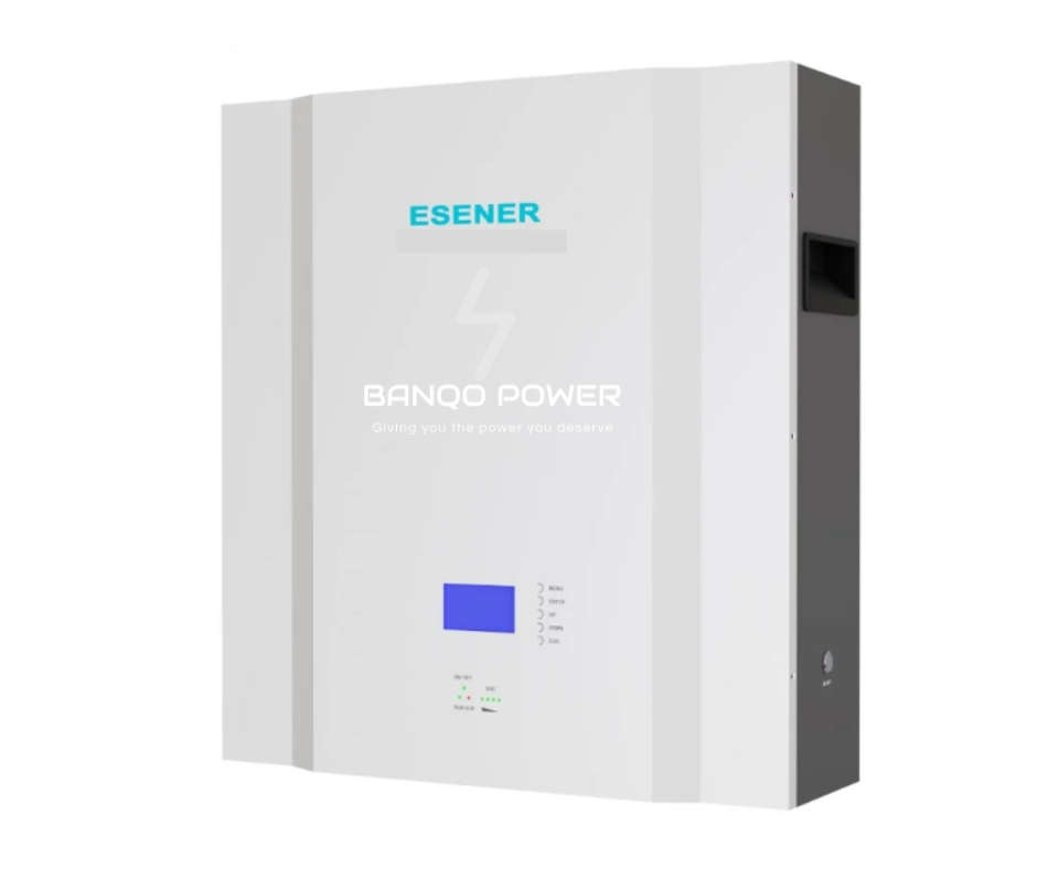 ESENER Lithium Battery 51.2v 100ah 5.12kwh with Brackets (Wall Mount)