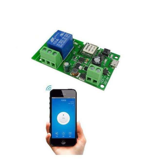 SONOFF 1Channel Inching Self-Locking WiFi Switch 5V 12V