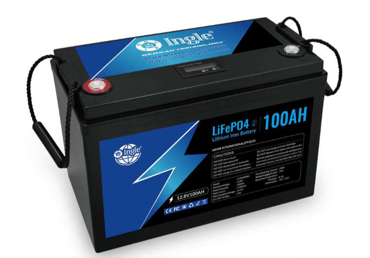 100Ah Ingle 12.8V 1280Wh Lithium Ion LiFePO4 Battery