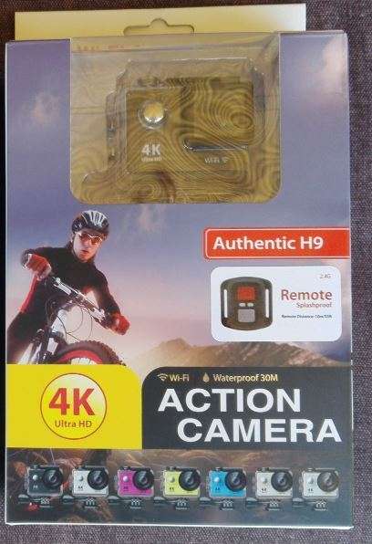 Authentic Eken H9 4K Ultra HD WiFi Sports Camera