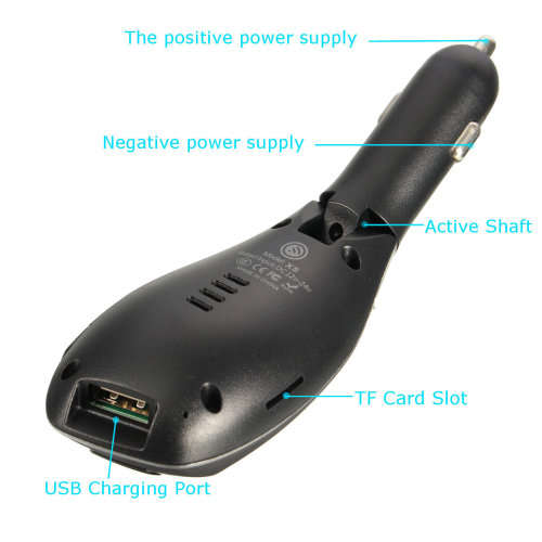 X5 LCD Wireless FM Transmitter MP3 Player Car Kit Charger with Bluetooth Function