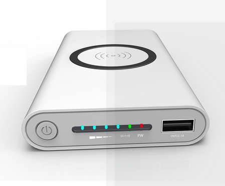 Qi wireless charger & power bank combo 10000mAh - Local stock!