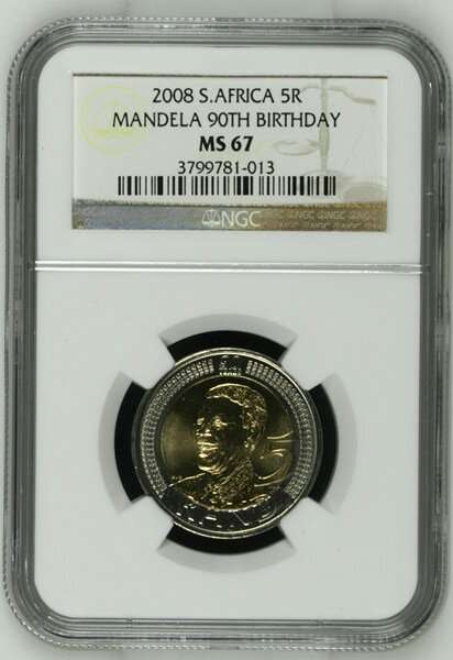 MANDELA DAY SPECIAL 18JULY - MS67 2008 R5