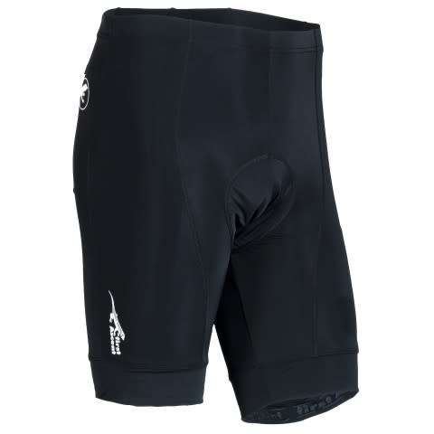 8 panel first ascend cycle shorts (S) BLACK
