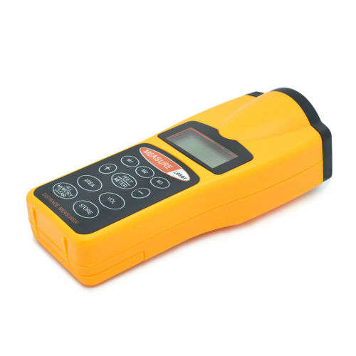 Digital LCD Backlight Ultrasonic Distance Measure Tape Measure Laser Rangefinder
