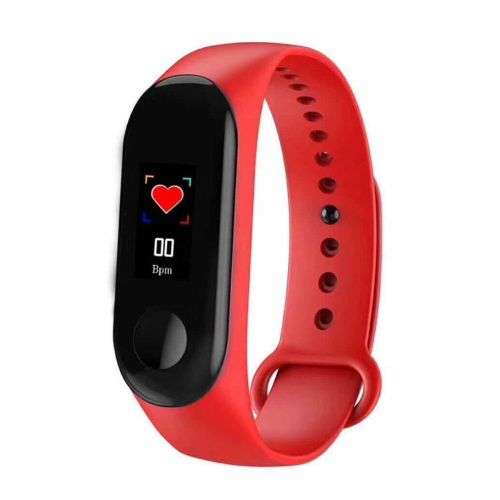 Smart Band Watch Bracelet Wristband Fitness Tracker Blood Pressure Heart Rate M3 (BLACK)