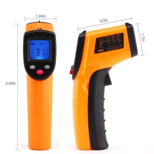 Temp Meter Temperature Gun Non-contact Digital Laser Infrared IR Thermometer