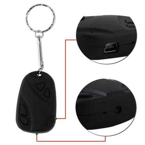 Mini Car Key Chain Spy Camera Hidden Pinhole Security DVR Digital Video Recorder