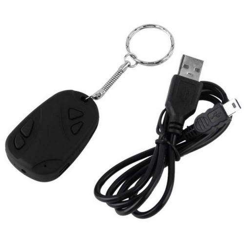 Mini Car Key Chain Spy Camera Hidden Pinhole Security DVR Digital Video Recorder