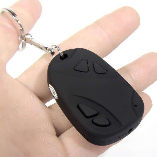Mini Car Key Chain Spy Camera Hidden Pinhole Security DVR Digital Video Recorder