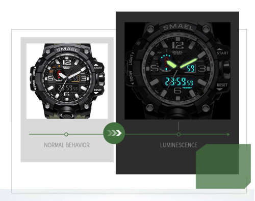 SMAEL Multi-function Digital Quartz Sport Wristwatch