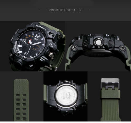 SMAEL Multi-function Digital Quartz Sport Wristwatch