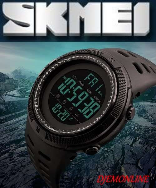 SKMEI (BLACK) Men's Multifunction Sport Watch Date Week Digital Wristwatch