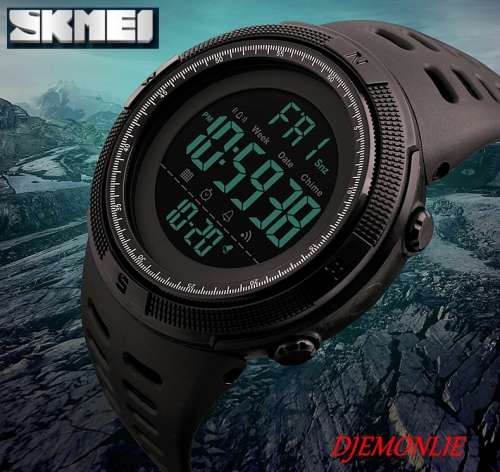 SKMEI (BLACK) Men's Multifunction Sport Watch Date Week Digital Wristwatch