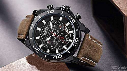 MEGIR 2019 Watch Men Chronograph Fashion Sport Quartz Clock Mens Watch