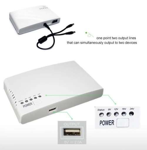 Rechargeble Mini UPS 8800mah for Router