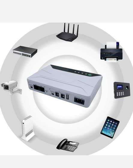 10000mAh Mini DC UPS Un-interrupted power for Wifi Routers Fibre Modems, Security Cam, Mobile device