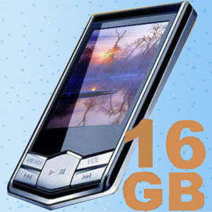 16GB 1.8" TFT MP3 MP4 FM RADIO MEDIA PLAYER