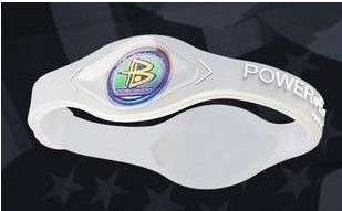 POWER BALANCE WRISTBAND - TRANSPARENT-LARGE ( 20.50 CM )