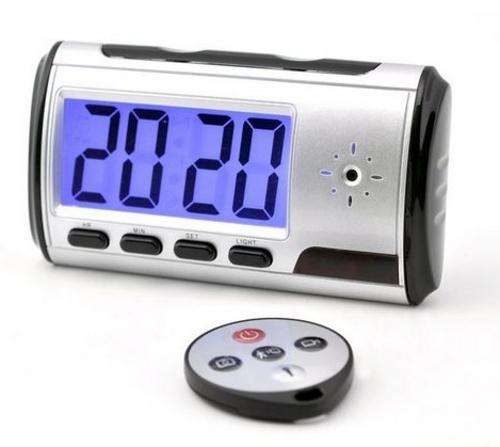 SPY CLOCK HIDDEN DVR CAMERA MOTION DETECTOR DV