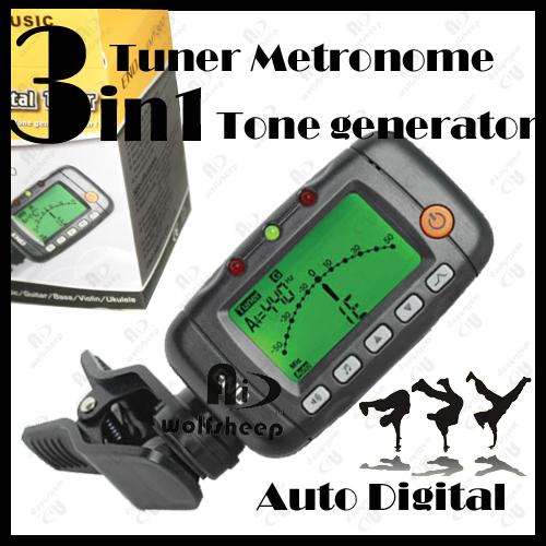 3 IN 1  LCD GUITAR VIOLIN TONE TUNER