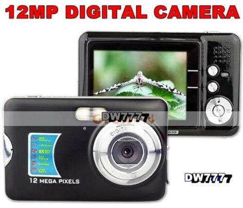 2.7" TFT LCD 12MP 8X ZOOM DIGITAL CAMERA VIDEO RECORDER