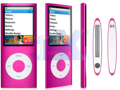 4GB MP4 MP3 1.8" SLIM FM MEDIA PLAYER (PINK)