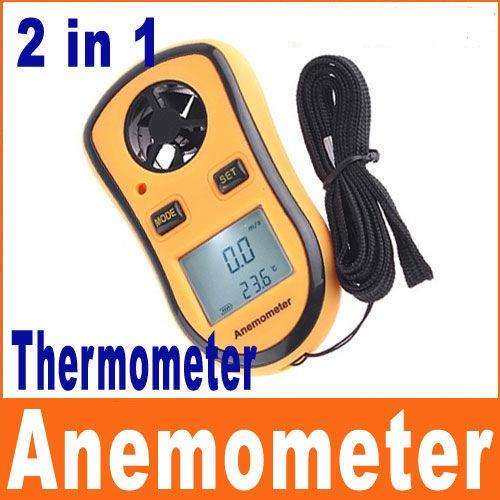 DIGITAL ANEMOMETER WIND SPEED METER THERMOMETER