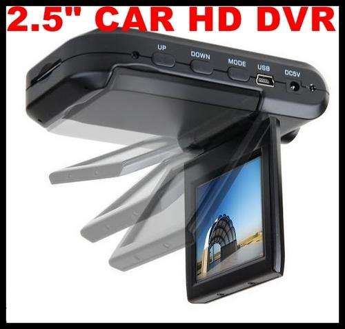 HD720P 2.5" LCD CAR DVR VEHICLE CAMERA VIDEO RECORDER