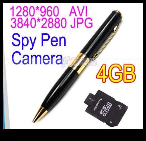 4GB SPY PEN DVR VIDEO CAMERA RECORDER 1280 x 960