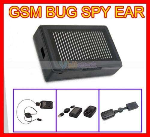 WORLD SMALLEST WIRELESS GSM SIM CARD SPY MINI EAR BUG