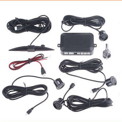 CAR PARKING 4 BLACK SENSOR SYSTEM REVERSE RADAR
