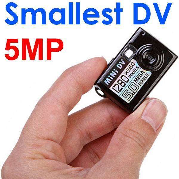 SMALLEST HD DIGITAL VIDEO CAMERA MINI DV DVR SPY CAMERA 5MP