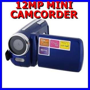*NEW* MINI 12MP 1.8" TFT LCD DIGITAL 4 X ZOOM VIDEO CAMERA CAMCORDER  (BLUE)***IN STOCK***